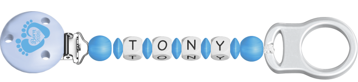personalisierte Schnullerkette
