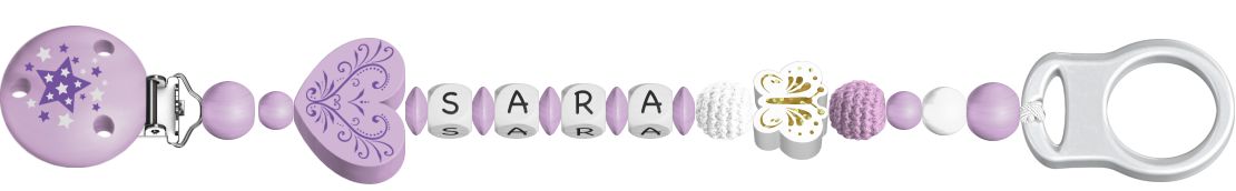 personalisierte Schnullerkette