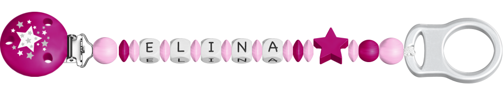 personalisierte Schnullerkette