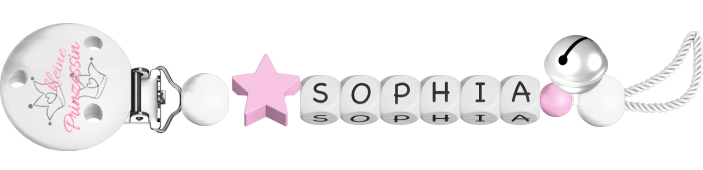 personalisierte Schnullerkette