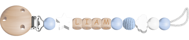 personalisierte Schnullerkette
