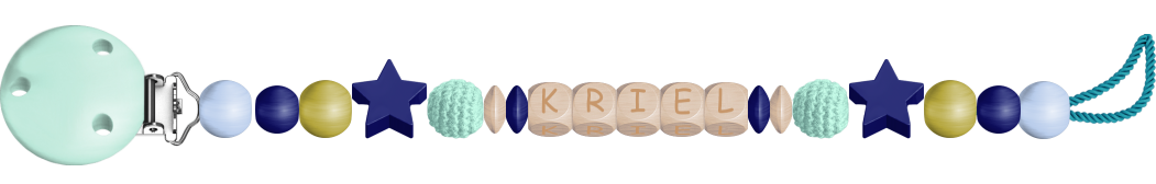 personalisierte Schnullerkette