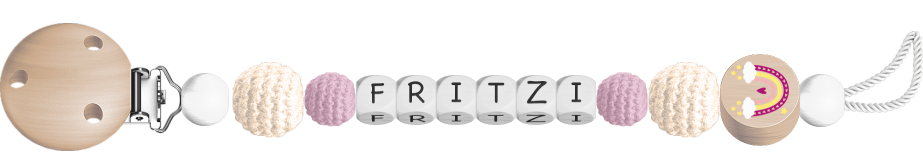 personalisierte Schnullerkette