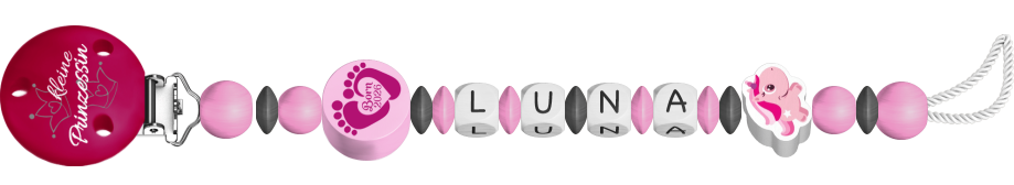 personalisierte Schnullerkette