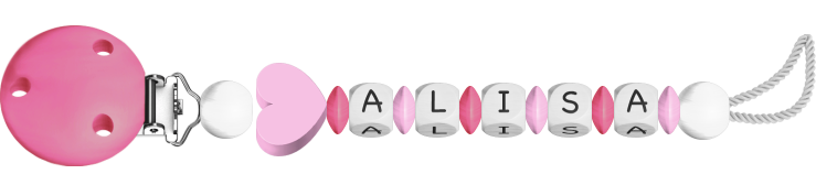 personalisierte Schnullerkette