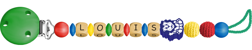 personalisierte Schnullerkette